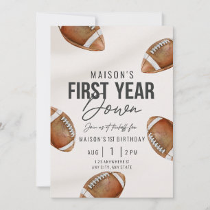 Première année réussie Invitation d'anniversaire