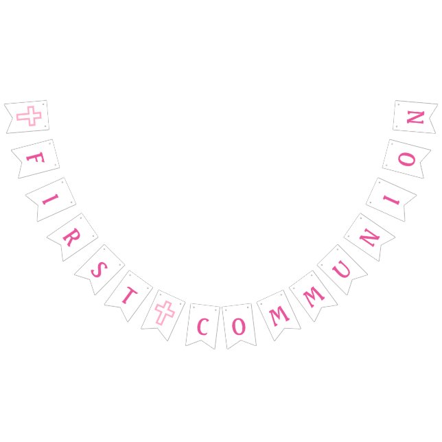 Première bannière de communion de croix rose (Tout)