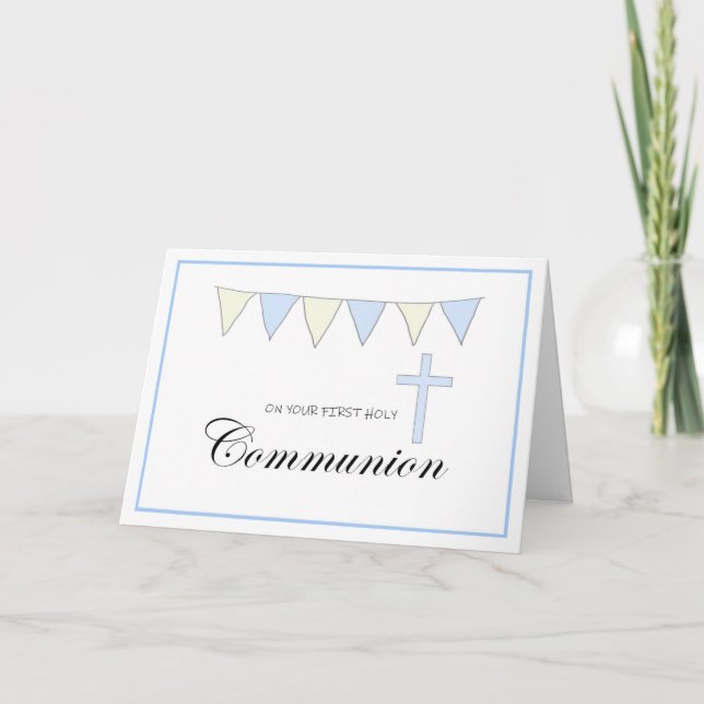 Première carte de communion (Devant)