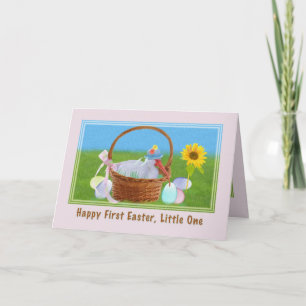 Première carte de Pâques pour bébé