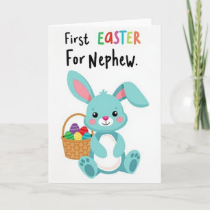 Première carte de Pâques pour neveu