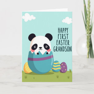Première carte de Pâques pour petit-fils