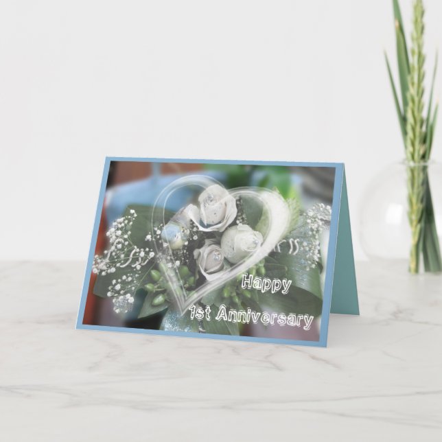 Première carte de voeux d'anniversaire (Devant)