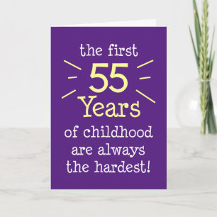 Première Carte De Voeux De 55 Ans D'Enfance