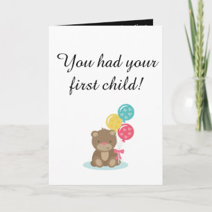 Première carte d'enfant pour le childfree