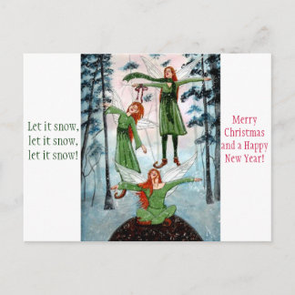 Première carte postale de Noël de Fairyphoria de
