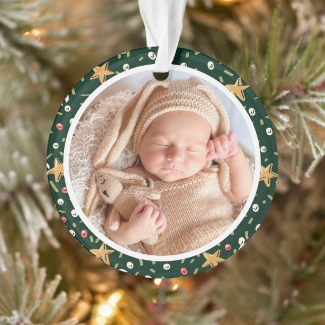 Première Colère verte de Noël du bébé Moderne Élég (Arbre)