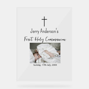 Première communion sacrée catholique simple QR min