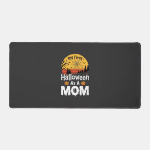Première conception de maman Halloween vintage cou