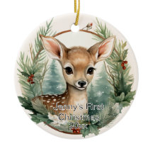 Première décoration de Noël personnalisée, ornemen