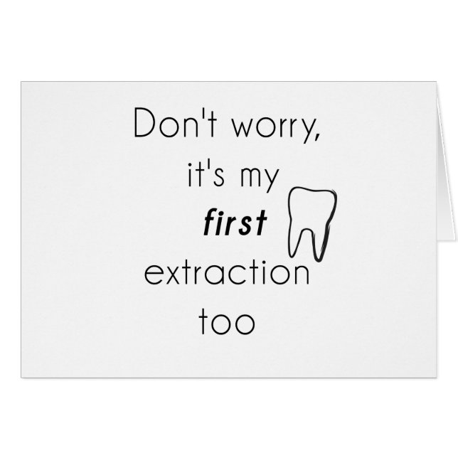 Première extraction de dents ! (Devant horizontal)