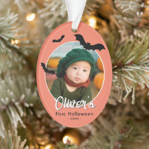 Première Halloween de bébé Chauves-souris noires P