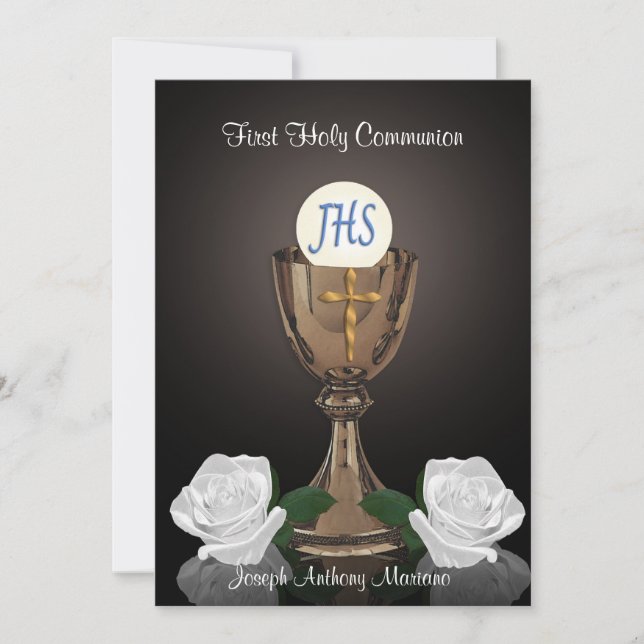 Première invitation à la communion (Devant)