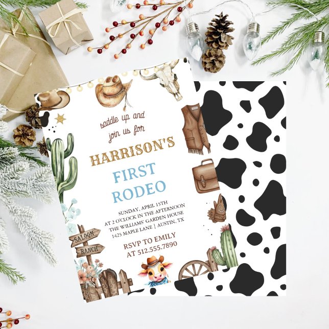 Première invitation de rodéo, Ma 1ère invitation d (Créateur téléchargé)
