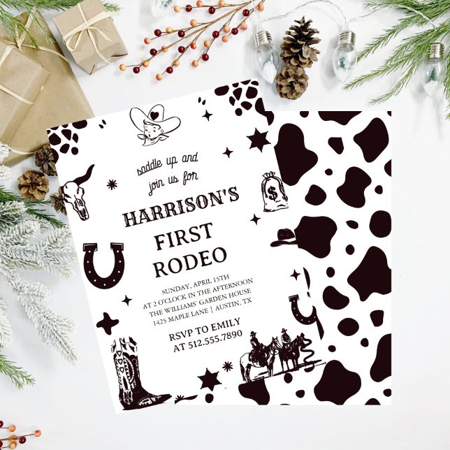 Première invitation de rodéo, ma 1ère invitation d (Créateur téléchargé)
