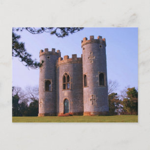 Première lumière au Château - carte postale