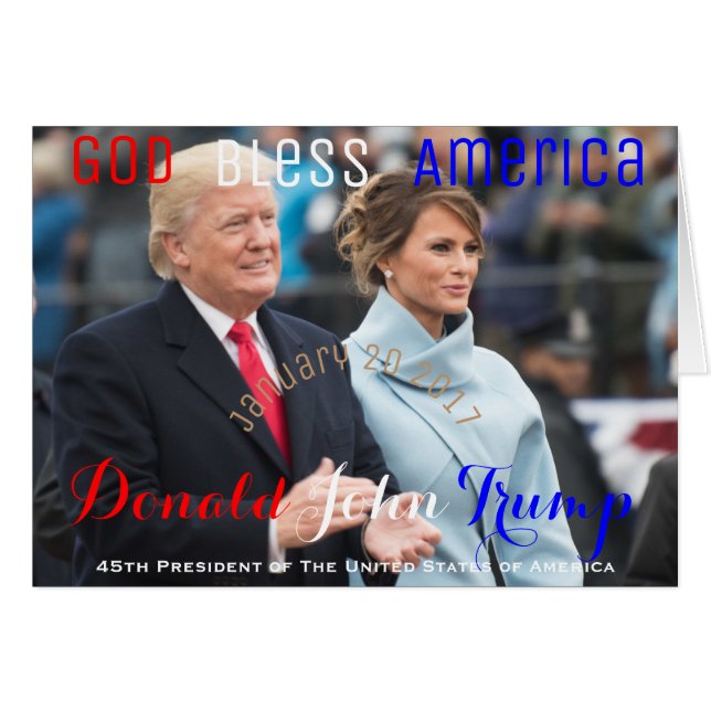 Première Madame Melania Trump USA de POTUS Donald (Devant horizontal)