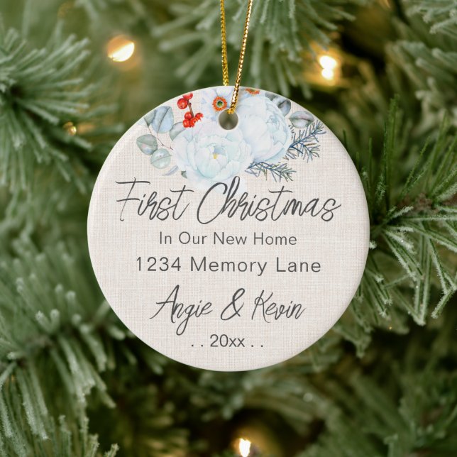 Première maison Garde de Noël Ornement (Arbre)