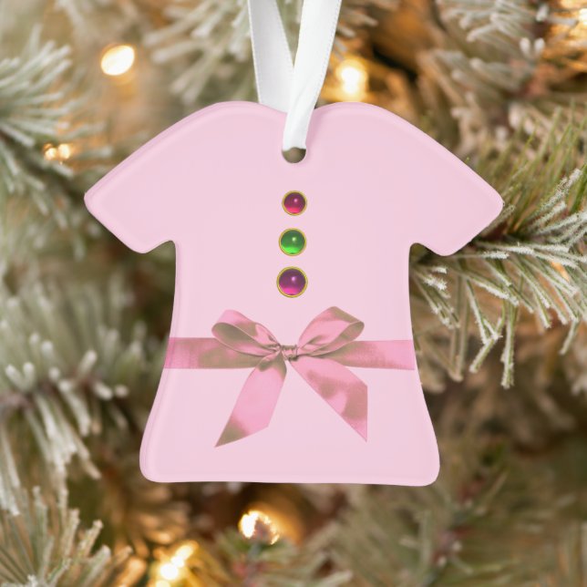 PREMIÈRE NOËL DE BÉBÉ BÉBÉ Pink Ribbon Fille (Arbre)
