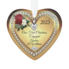 Première Noël Engagé Gold Diamonds Keepsaké