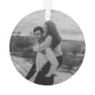 Première Noël Rustique Engagé Photo & Plaid