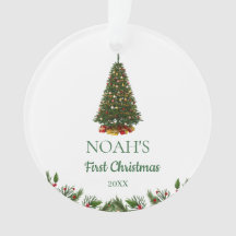 Première Ornement de Noël de Bébé