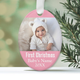 Première photo de Noël de bébé Arrière - plan fill