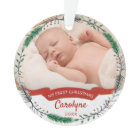 Première photo de Noël du bébé