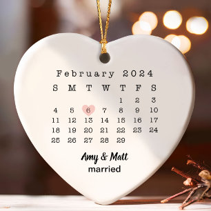 Première photo mariée de Noël et la céramique Date