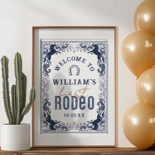 Première Rodéo Anniversaire Affiche de bienvenue d