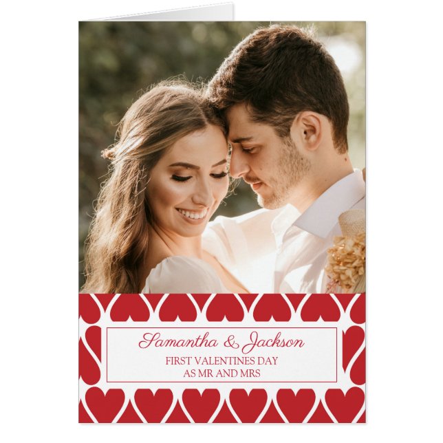 Première Saint Valentin Mariée Photo (Devant)