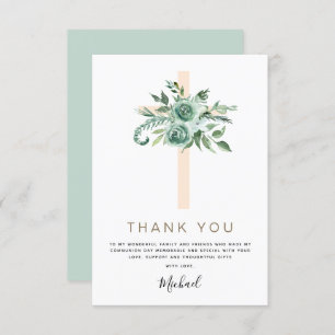 Première Sainte Communion Merci Sage Eucalyptus In