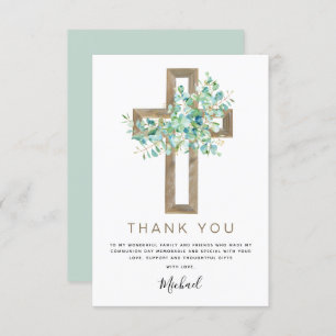 Première Sainte Communion Merci Sage Eucalyptus In