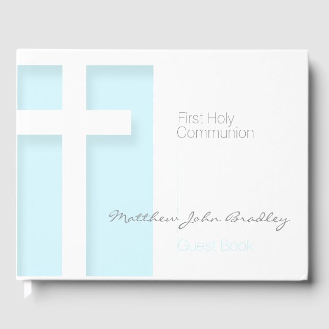 Première Sainte Communion moderne en Livre d'Invit (Recto)