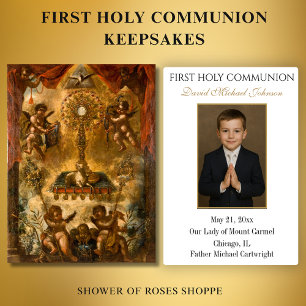 Première Sainte Communion Photo Souvenir Mémorable