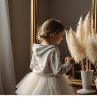 première sainte communion sweat - shirt à capuche