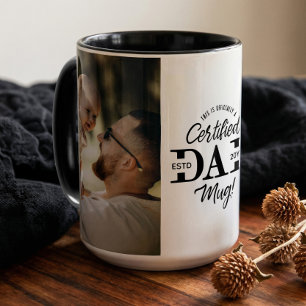 Première tasse de Papa certifié pour la fête des p