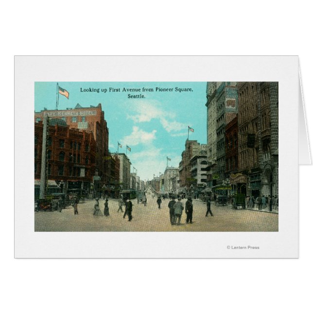 Première vue de l'avenue Pioneer (Devant horizontal)