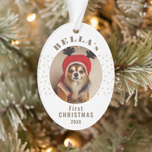 Premières Étoiles de photos de chiens de Noël (Arbre)