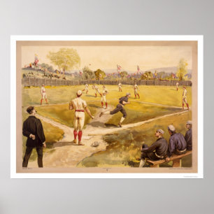 Premières impressions de baseball 1887