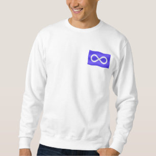 Premières nations Metis Sweatshirts Metis Drapeau