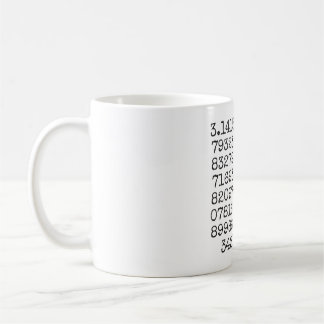 Premiers 100 chiffres de Pi Mug