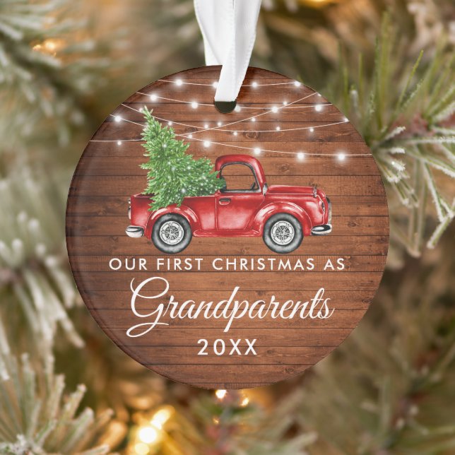 Premiers grands-parents de Noël Lumières de camion (Arbre)