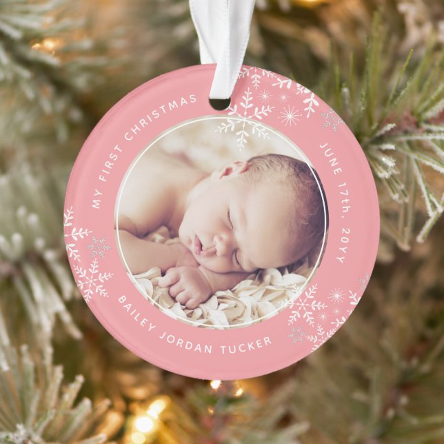 Premiers Snowflakes de Noël pour bébé Statistiques (Arbre)