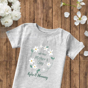 Premiers T-shirts coordonnés pour la fête des Mère