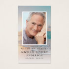 Premium Beach Photo Memorial Prayer Card