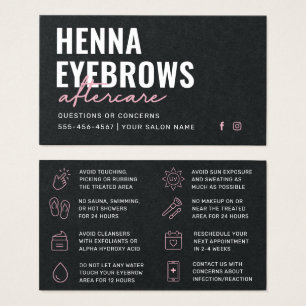 Premium Black Eyebrow Tint Henna Brows Aftercare 