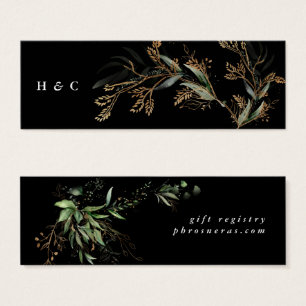 Premium Black Gold Botanical Eucalyptus Green
