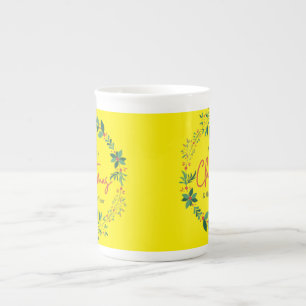 "Premium Bone China Mugs - Boisson Élégante et dur