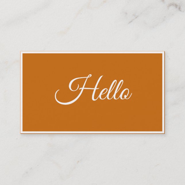 Premium Business Card (Front)